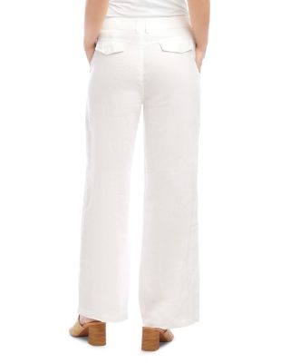 Linen Wide Leg Trousers