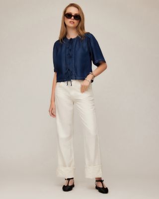 Nadine Bow Detail Top