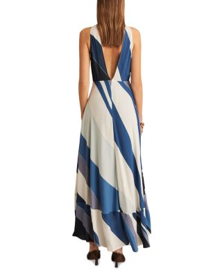 Imogen Stripe Maxi Occasion Dress