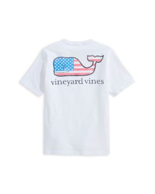 Boys' Flag Whale Short Sleeved Pocket Tee - Little Kid