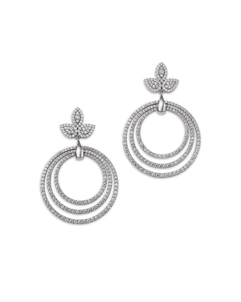 Bloomingdale's Fine Collection Diamond Drop Earrings In 14k White Gold, 2.02 Ct. T. W.