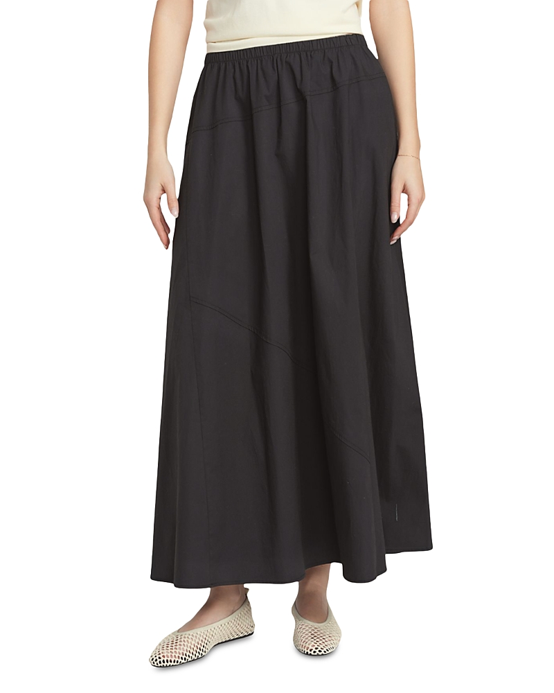 Point Poplin A Line Skirt
