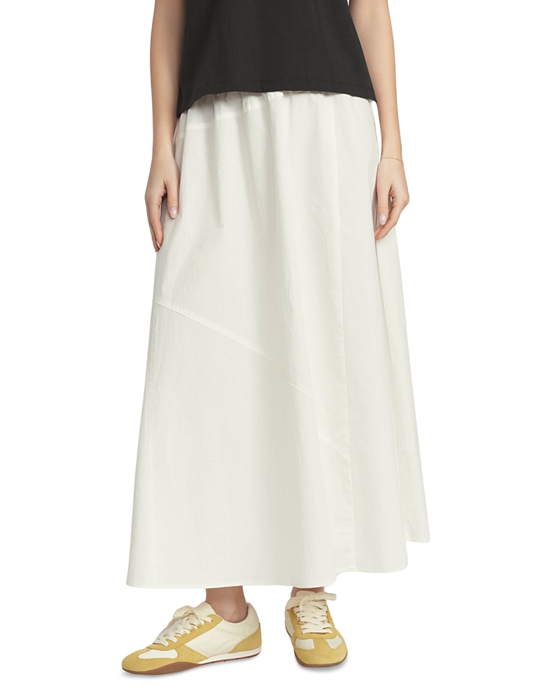 POINT POPLIN A LINE SKIRT