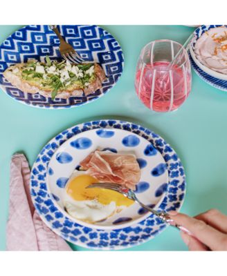 Santorini Dot Salad Plate