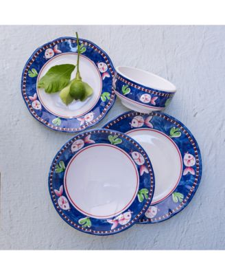 Melamine Campagna Pesce 4-Piece Place Setting