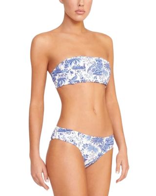 Mala Bandeau Bikini Top & Corsage Bikini Bottom