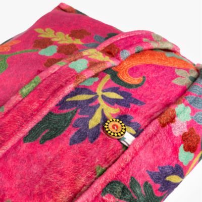 Verney Floral Reversible Travel Blanket