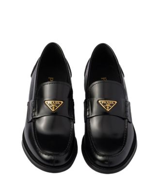  Women's Brushed Leather Loafers