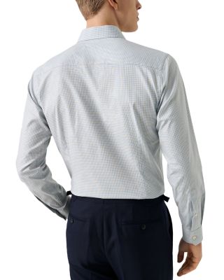 Printed Long Sleeve Button Front Shirt