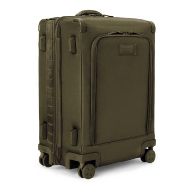 Sydney 25" Checked Rolling Suitcase, Dark Moss