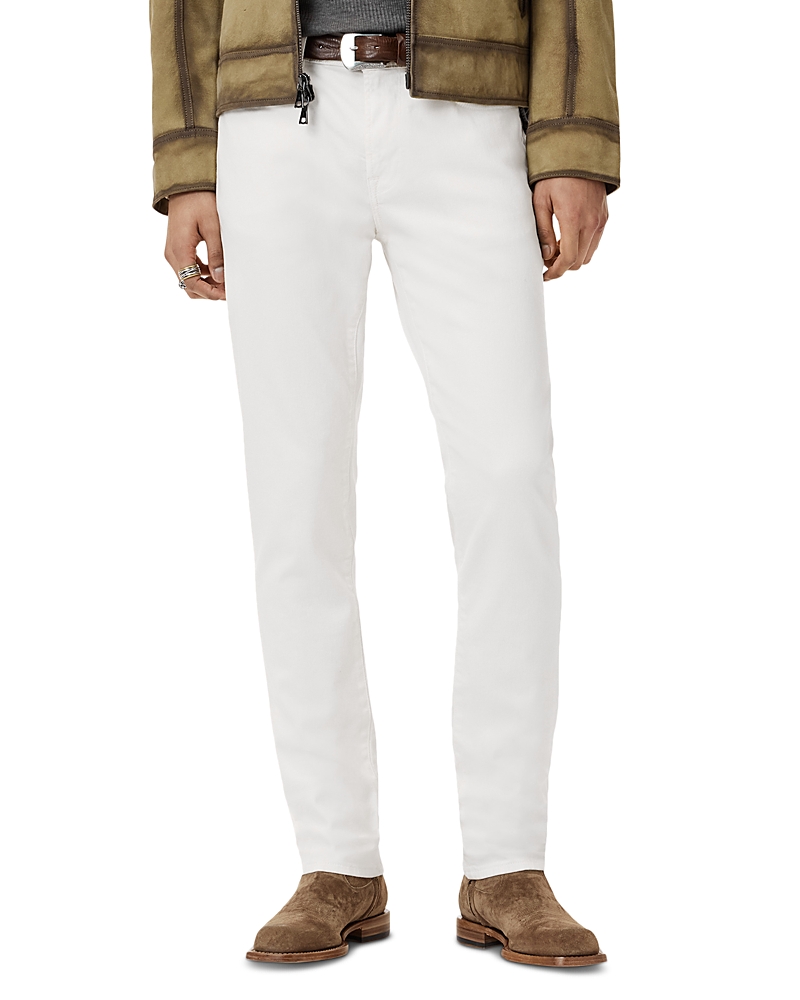 John Varvatos J702 Slim Fit Jeans in Chalk
