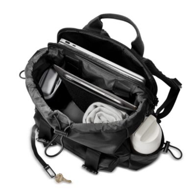 Brooklyn Flap Top Backpack, Onyx