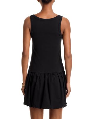 Isla Mixed Media Mini Dress