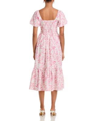 Floral Midi Dress - Exclusive 