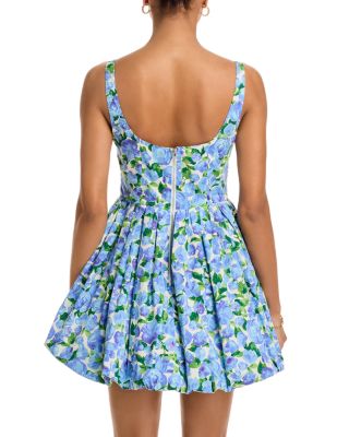 Floral Bubble Hem Dress - Exclusive