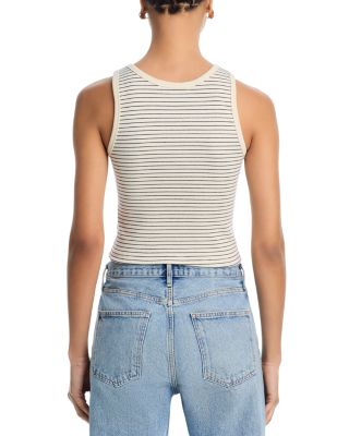 Blondie Structured Rib Stripe Tank