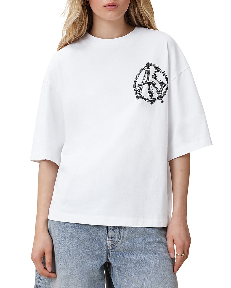 Allsaints Amelie Anatomica Oversize Cotton Graphic T-shirt