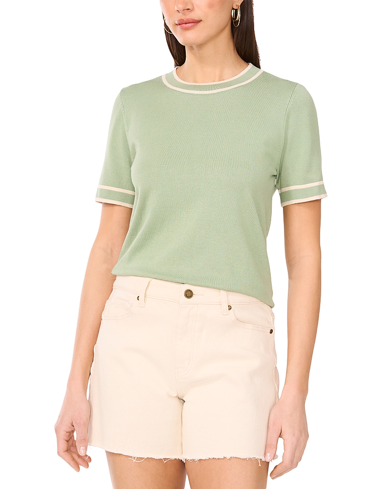 Vince Camuto Short Sleeve Crewneck Sweater