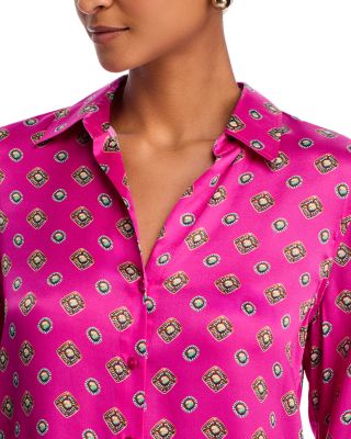 Tyler Long Sleeve Silk Blouse