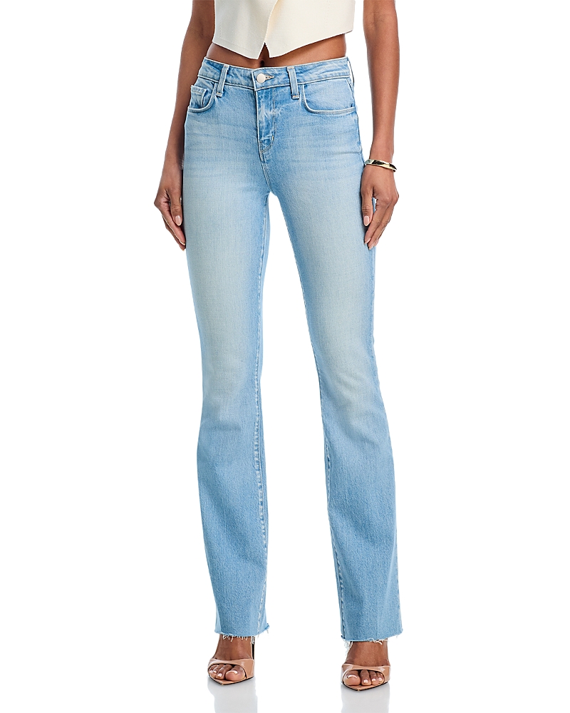 L AGENCE L'AGENCE RUTH MID RISE STRAIGHT JEANS IN BARKER