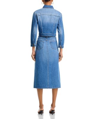 Kathleen Button Front Midi Skirt