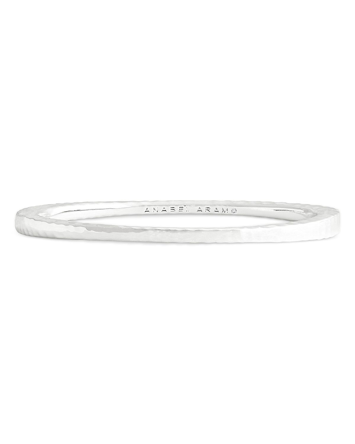 Anabel Aram Farrier 18K Yellow Gold Plated or Sterling Silver Thin Hinged Bracelet