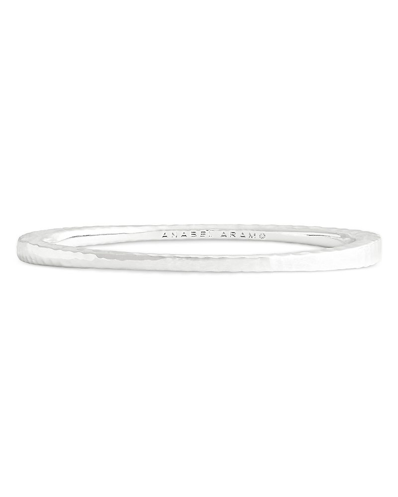 Anabel Aram Farrier 18k Yellow Gold Plated Or Sterling Silver Thin Hinged Bracelet