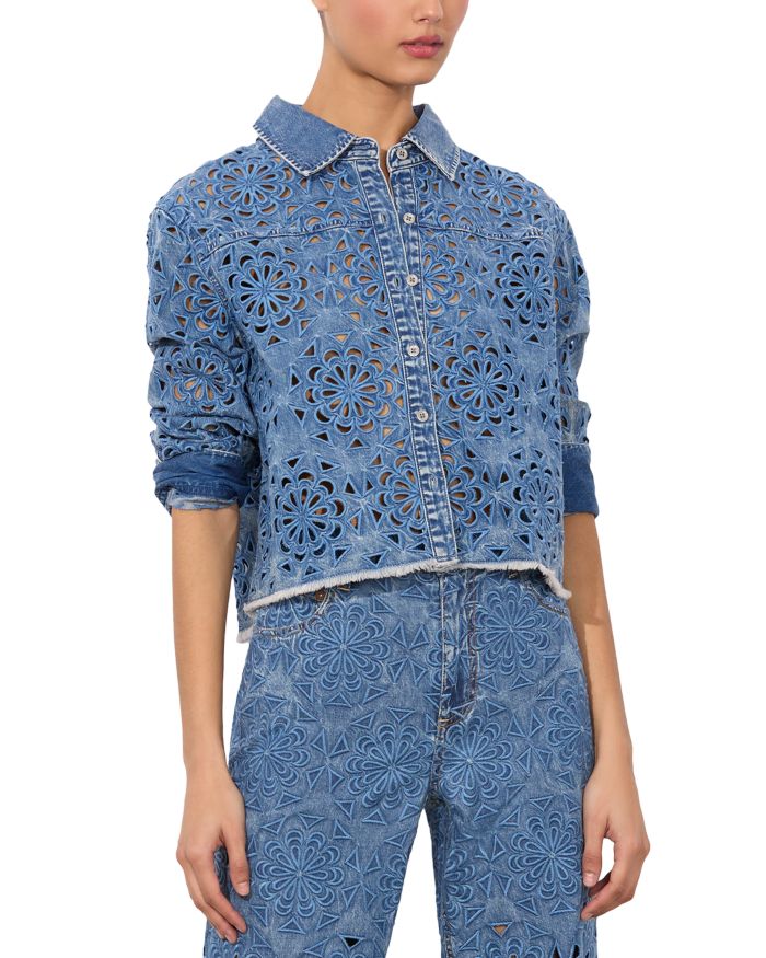 Finely Cropped Laser Cut Jacket