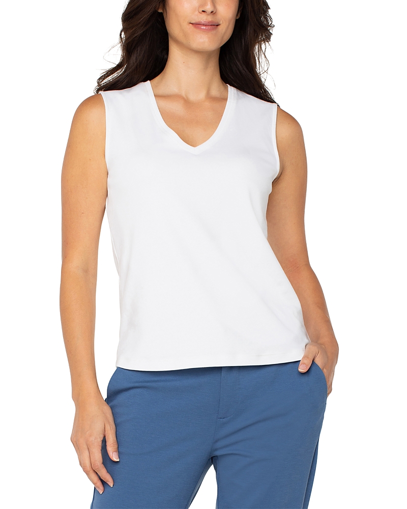 Liverpool Los Angeles Sleeveless V Neck Top