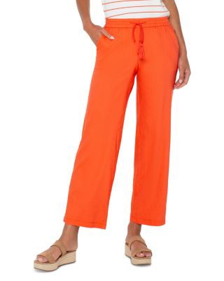 Drawstring Wide Leg Pants
