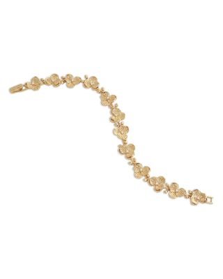 Pav&eacute; Orchid Link Bracelet