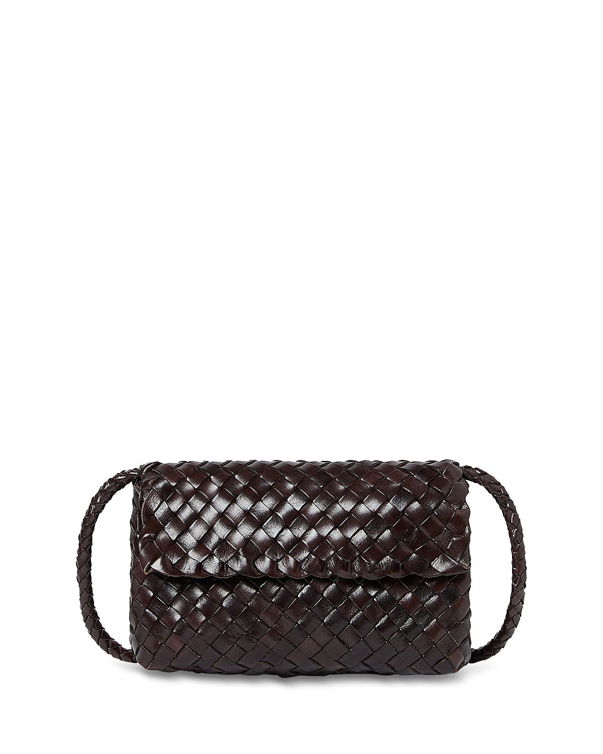 Loeffler Randall Vinnie Mini Woven Leather Crossbody