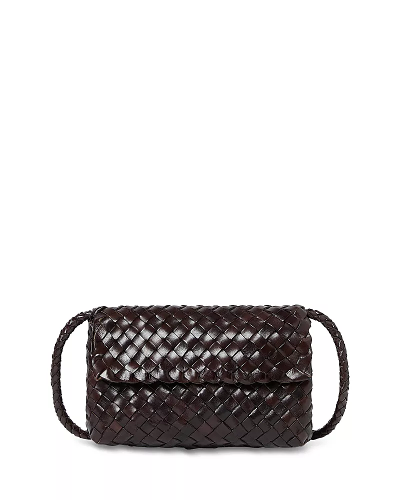 Loeffler Randall Vinnie Mini Woven Leather Crossbody