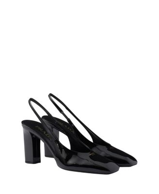  Women's Patent Leather Slingback Pumps