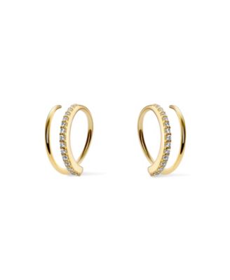 Ana Luisa - Harley Pave Double Hoop Earrings