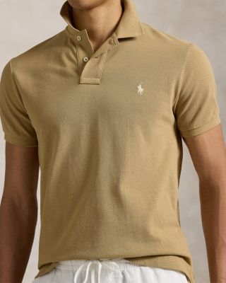 Custom Slim Fit Mesh Polo Shirt