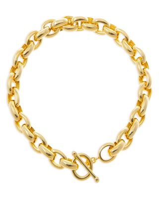 By Adina Eden - Chunky Chain Link Toggle Bracelet