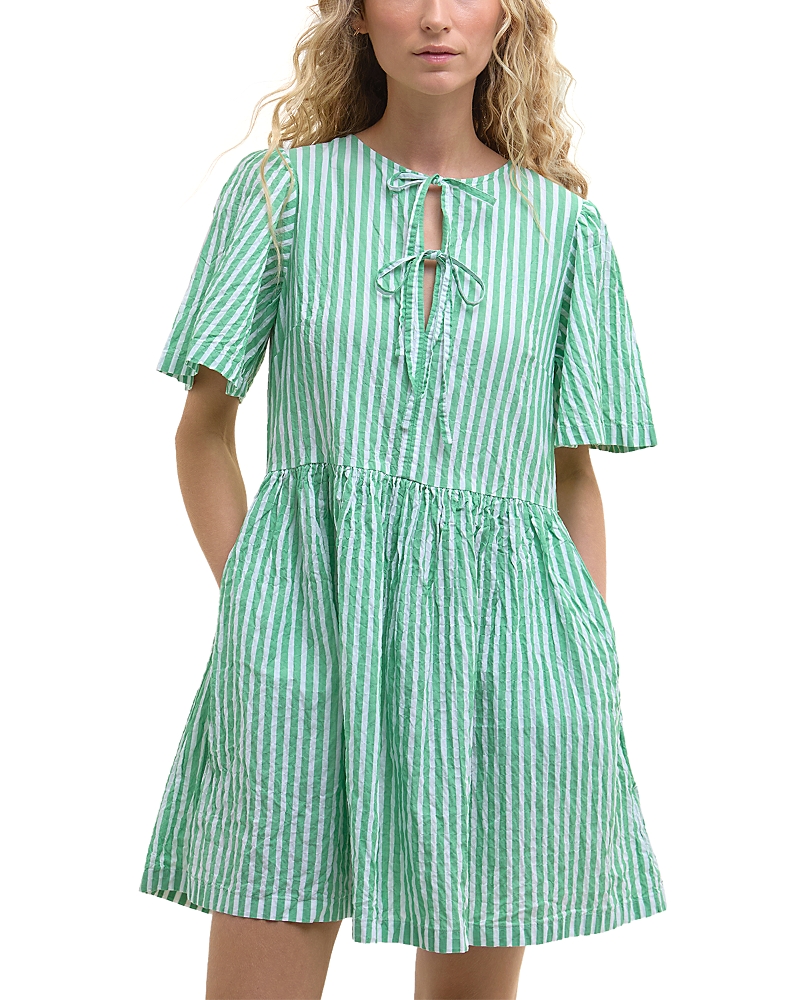 Barbour Daison Stripe Seersucker Minidress