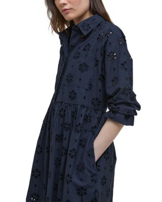 Melissa Eyelet Midi Dress