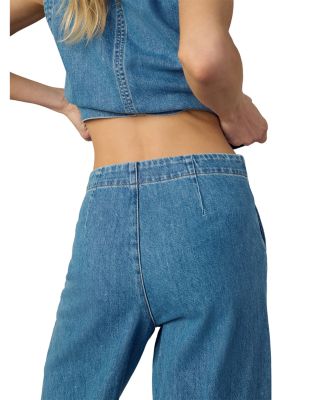 The Clean Denim High Rise Trouser Jeans in Revelation