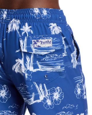 Sano Tropical Island Print  6.5&amp;quot; Swim Trunks