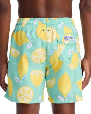 Sano Lemon Print  6.5" Swim Trunks