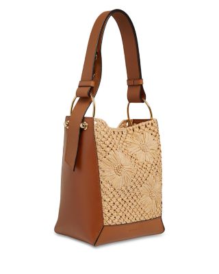 Lana Midi Floral Bucket Bag