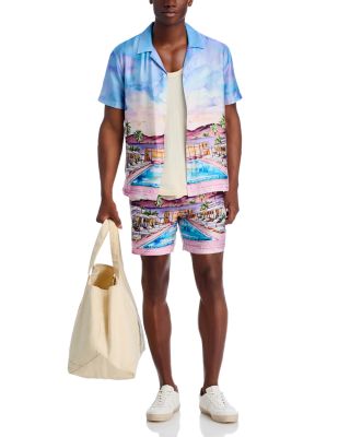 Le Club Bond Slim Fit Camp Shirt  