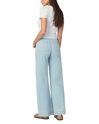 The Mia High Rise Wide-Leg Sweatpants Jeans in Like Minded