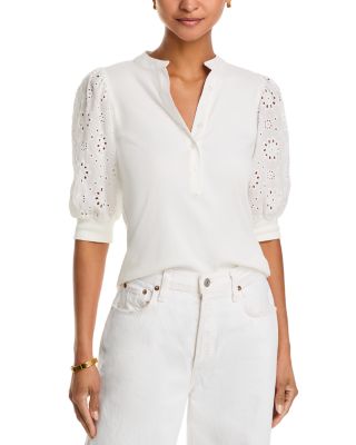 Kaleigh Mixed Media Tee