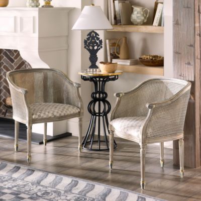 Sterling Check Perfetto Accent Chair
