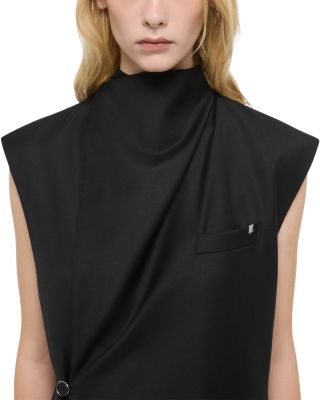 Cowl Neck Blazer Dress