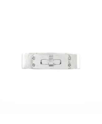 Pre-Owned HERMÈS - PM Kelly Ring 18K White Gold with Diamonds