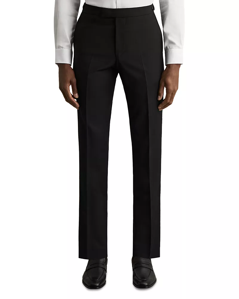 Reiss Slim Fit Plain Weave Mixer Trousers